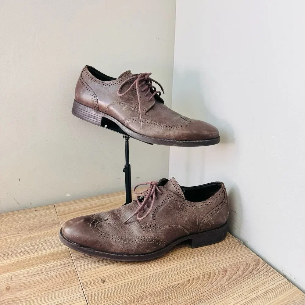 Cole Haan Copley Derby shoes Brown Leather Men’s Size 11